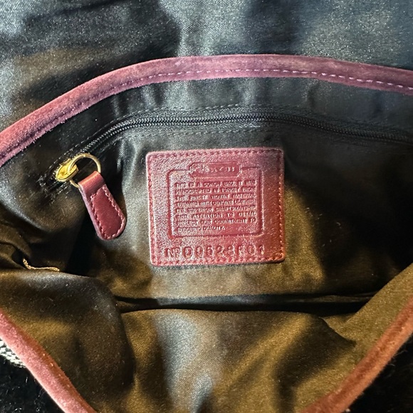 Coach Y2K Vintage Tweed Demi Hobo Flap - Picture 4 of 13